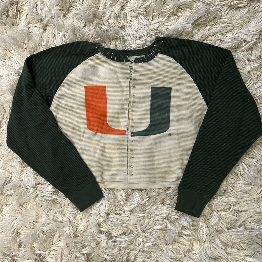 Revamped Vintage UMiami Waffle Shirt